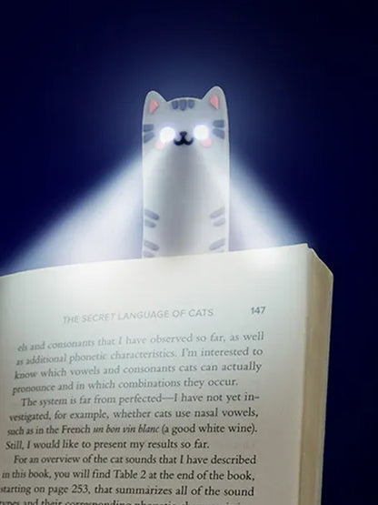 Cat Reading Light and Bookmark