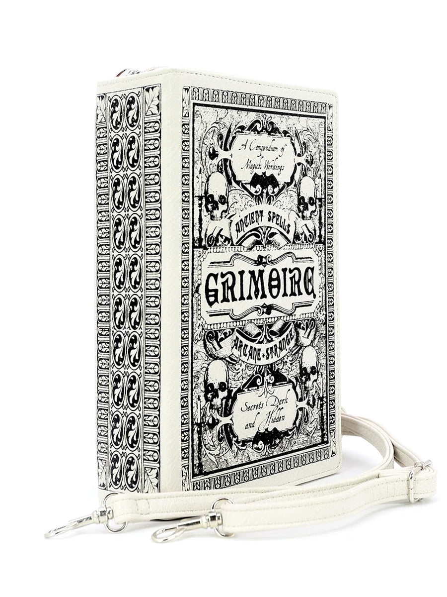 Grimoire Book Clutch Bag in Vinyl