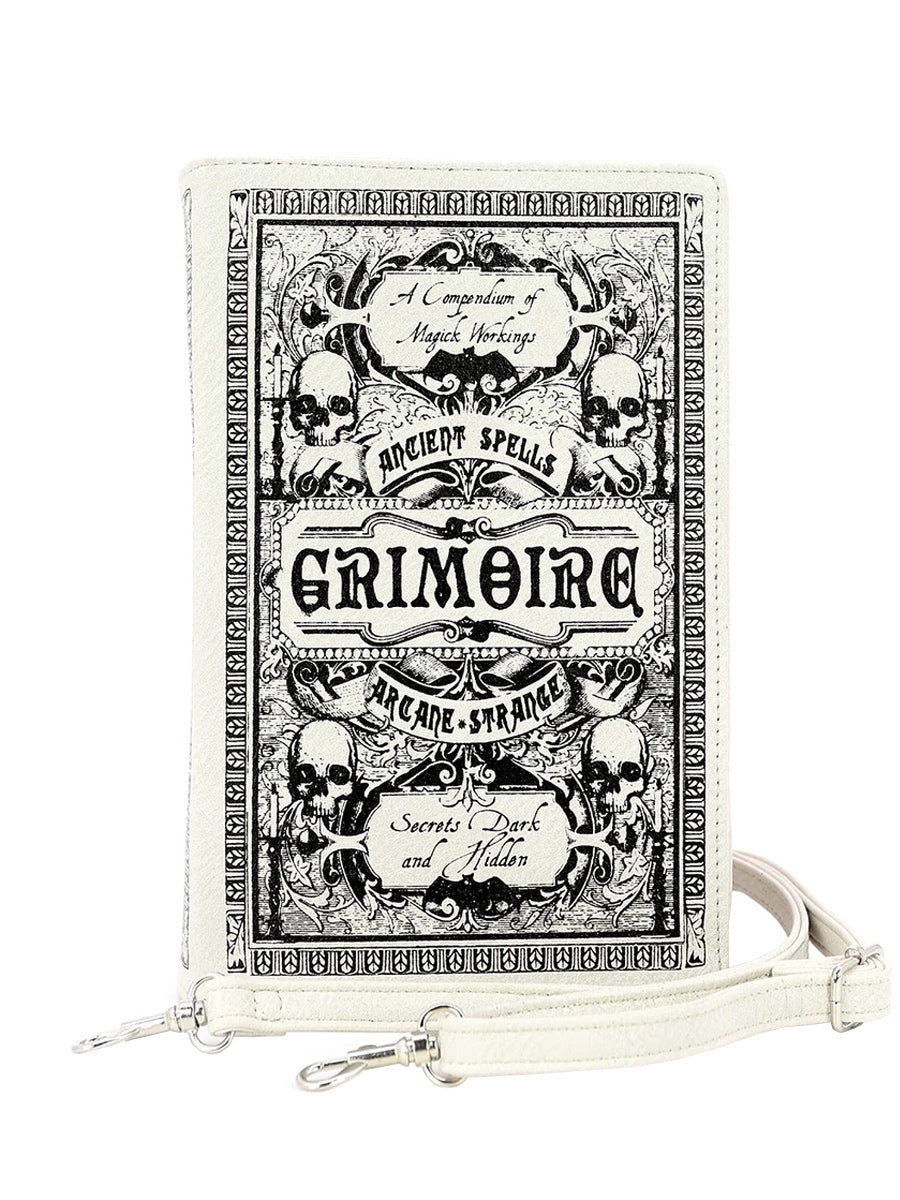 Grimoire Book Clutch Bag in Vinyl