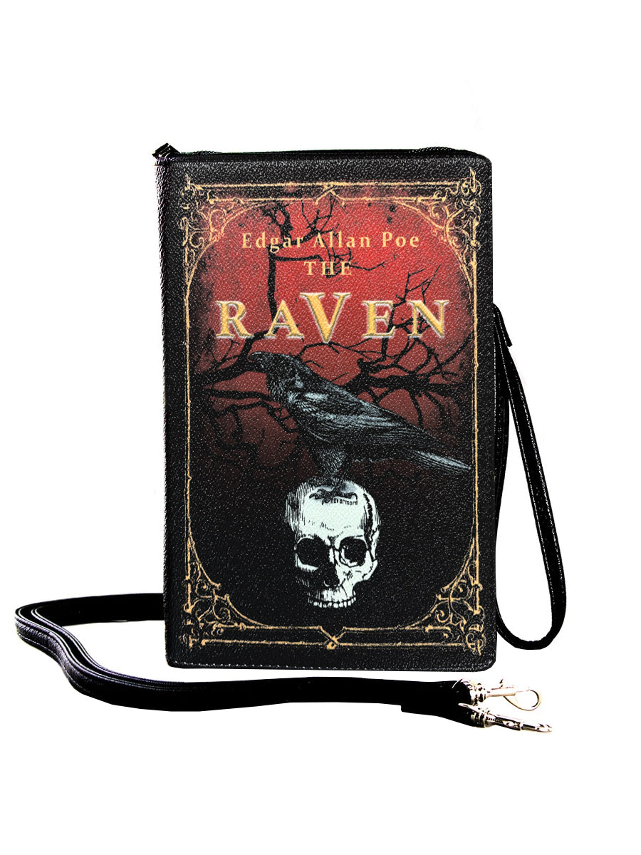 The Raven Vintage Book Clutch Bag in Vinyl
