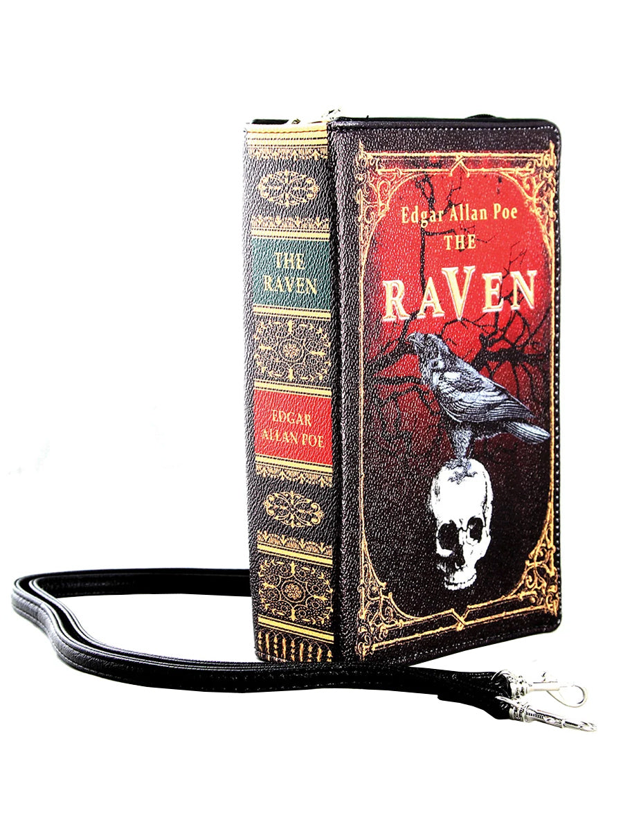 The Raven Vintage Book Clutch Bag in Vinyl
