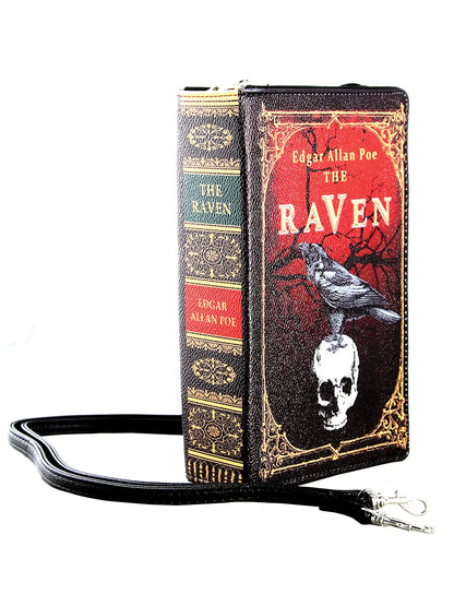 The Raven Vintage Book Clutch Bag in Vinyl