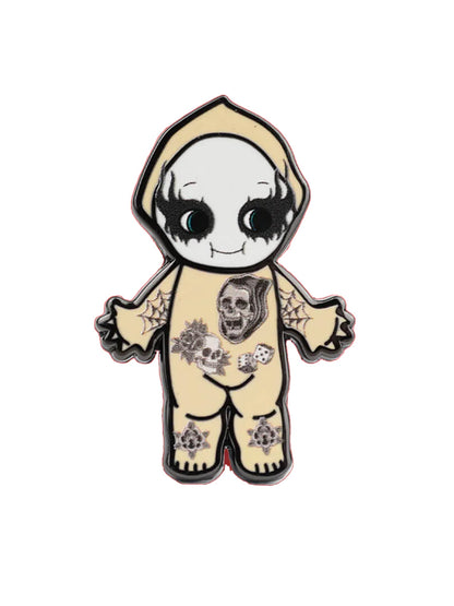 Corpse Paint Doll Enamel Pin Badge