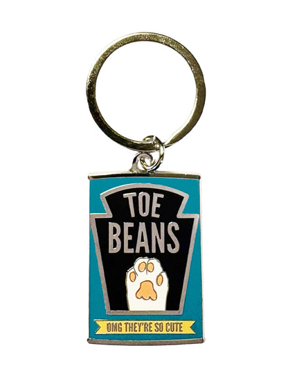 Toe Beans Enamel Keyring