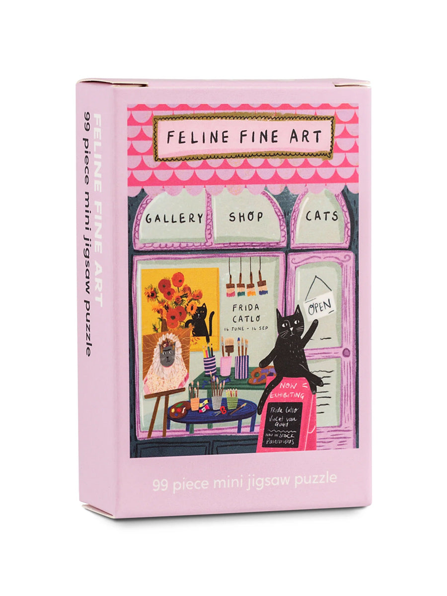 Feline Fine Art - 99 Piece Mini Jigsaw Puzzle