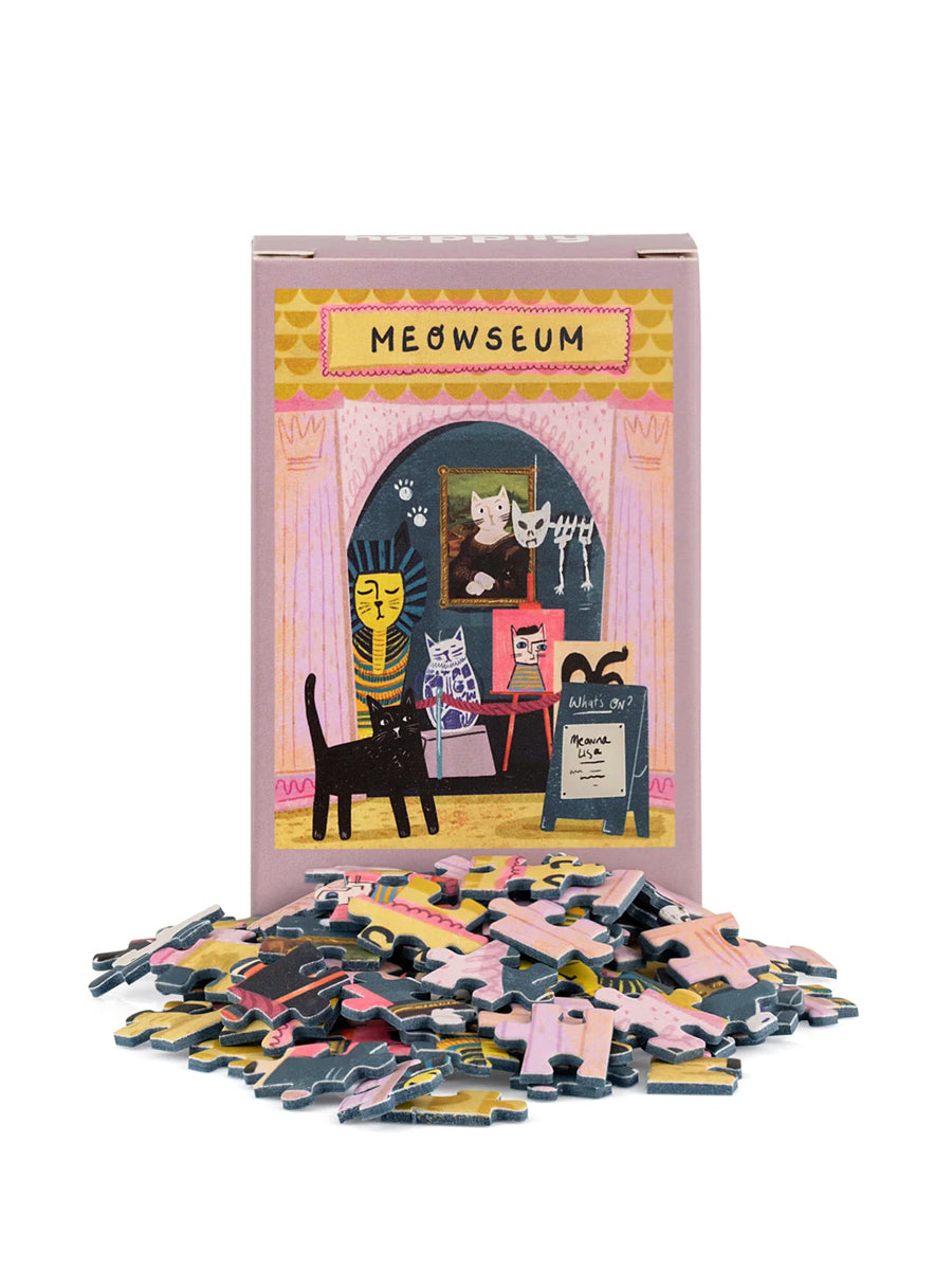 Meowseum - 99 Piece Mini Jigsaw Puzzle