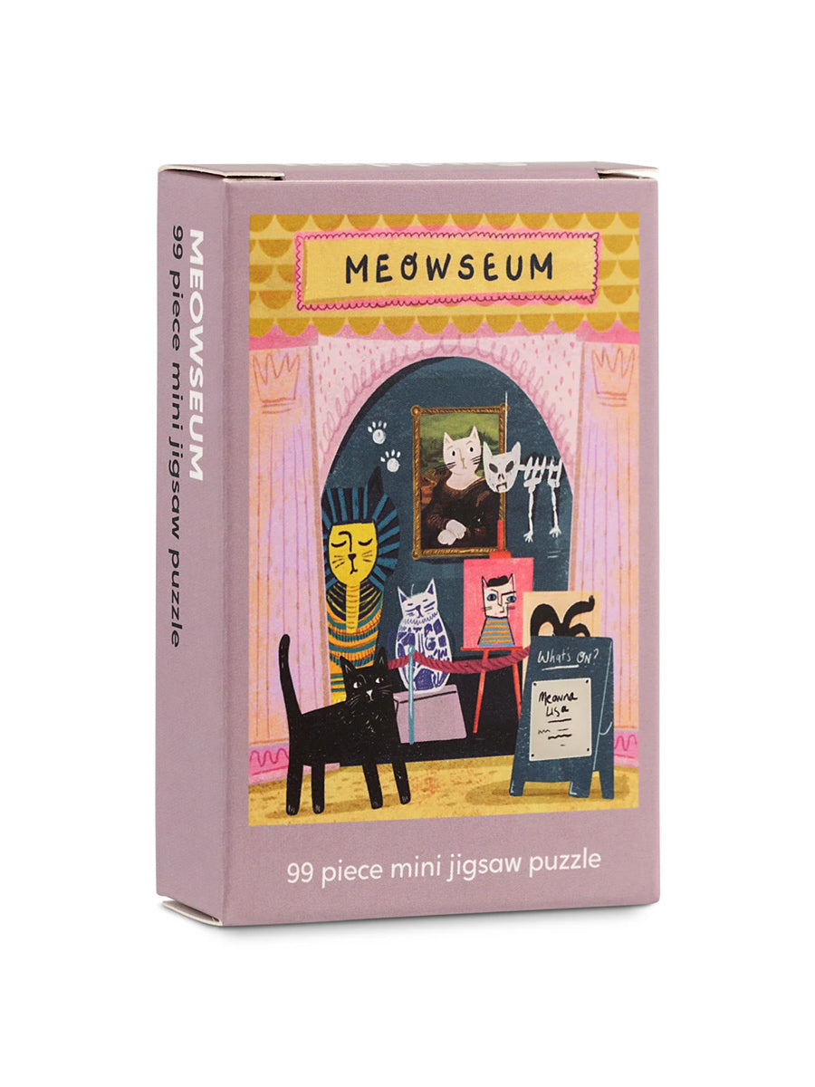 Meowseum - 99 Piece Mini Jigsaw Puzzle