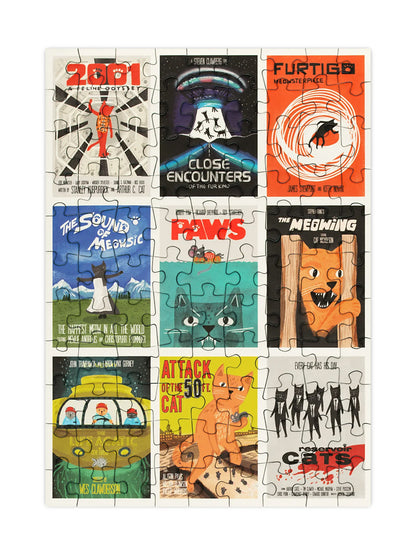 Movie Cats - 99 Piece Mini Jigsaw Puzzle