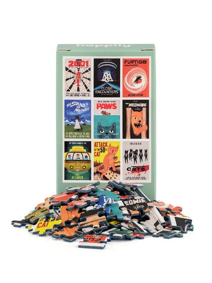 Movie Cats - 99 Piece Mini Jigsaw Puzzle