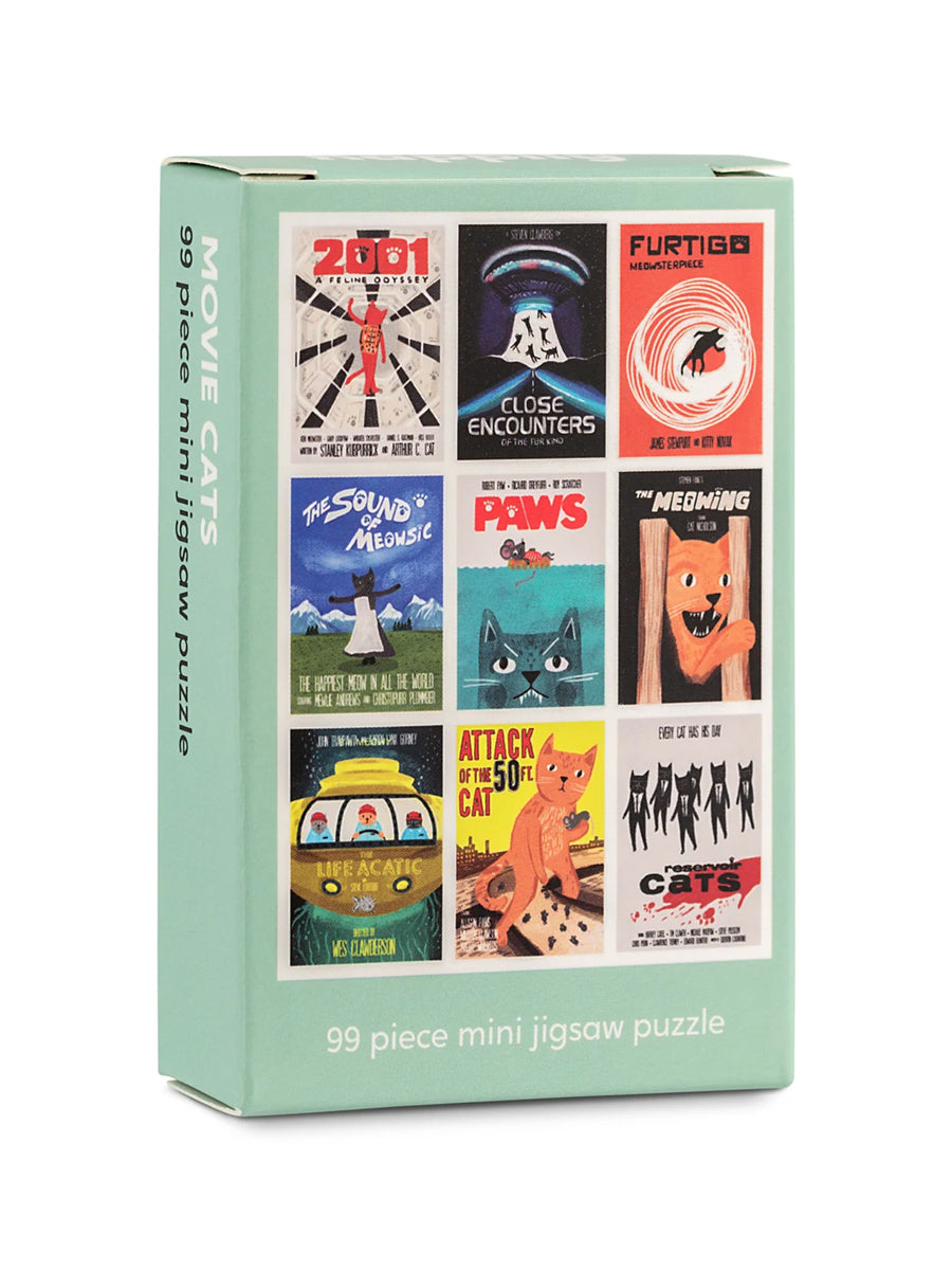 Movie Cats - 99 Piece Mini Jigsaw Puzzle