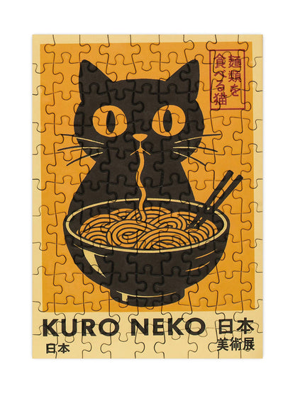 Noodle Cat - 99 Piece Mini Jigsaw Puzzle