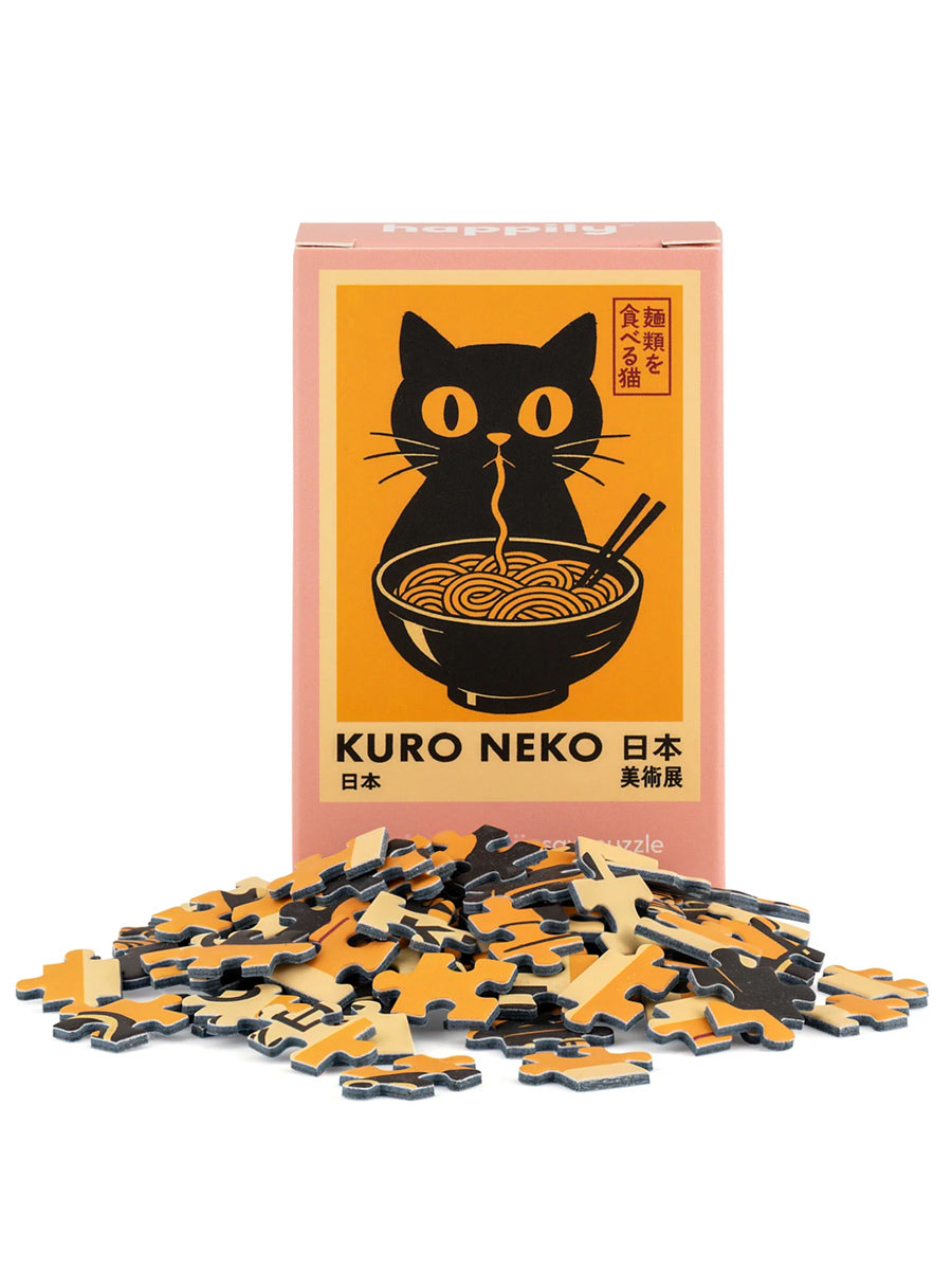 Noodle Cat - 99 Piece Mini Jigsaw Puzzle