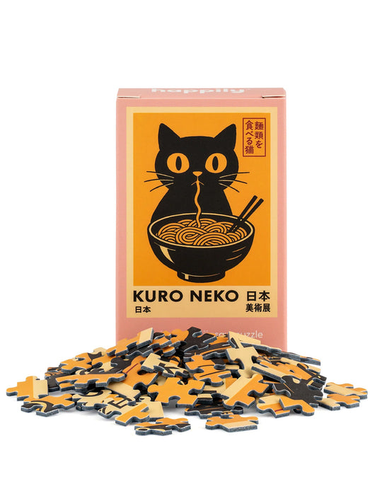 Noodle Cat - 99 Piece Mini Jigsaw Puzzle