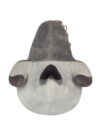 Micro Pigeon Squishable Plush Backpack Clip Keychain