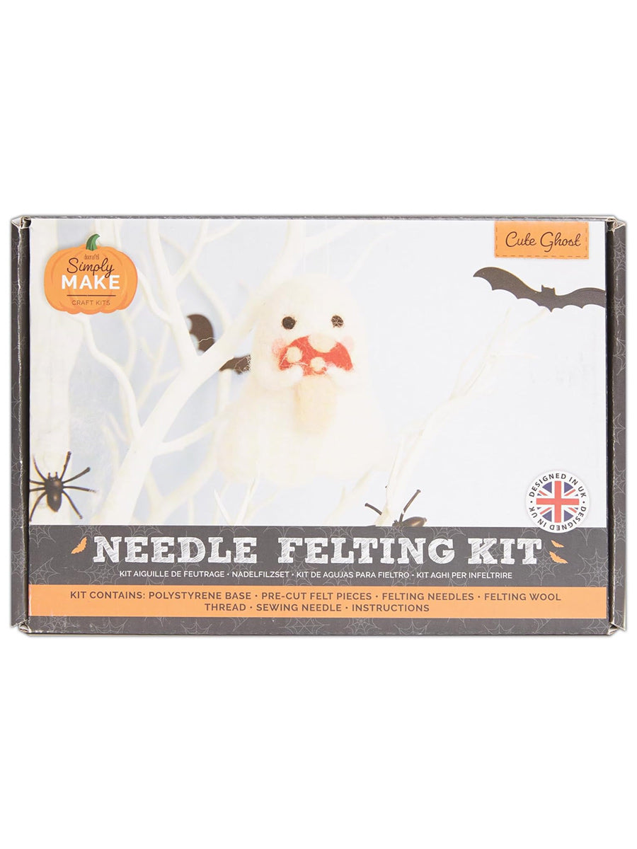 Cute Ghost Needle Felting Kit