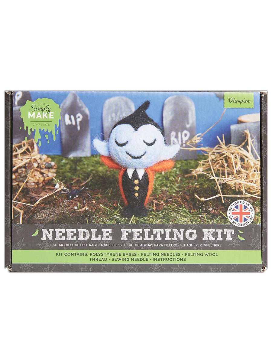 Cute Vampire Needle Felting Kit