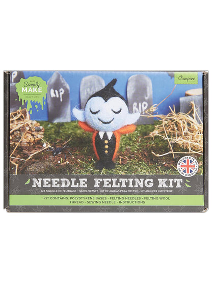 Cute Vampire Needle Felting Kit
