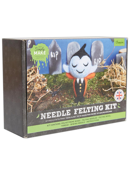 Cute Vampire Needle Felting Kit