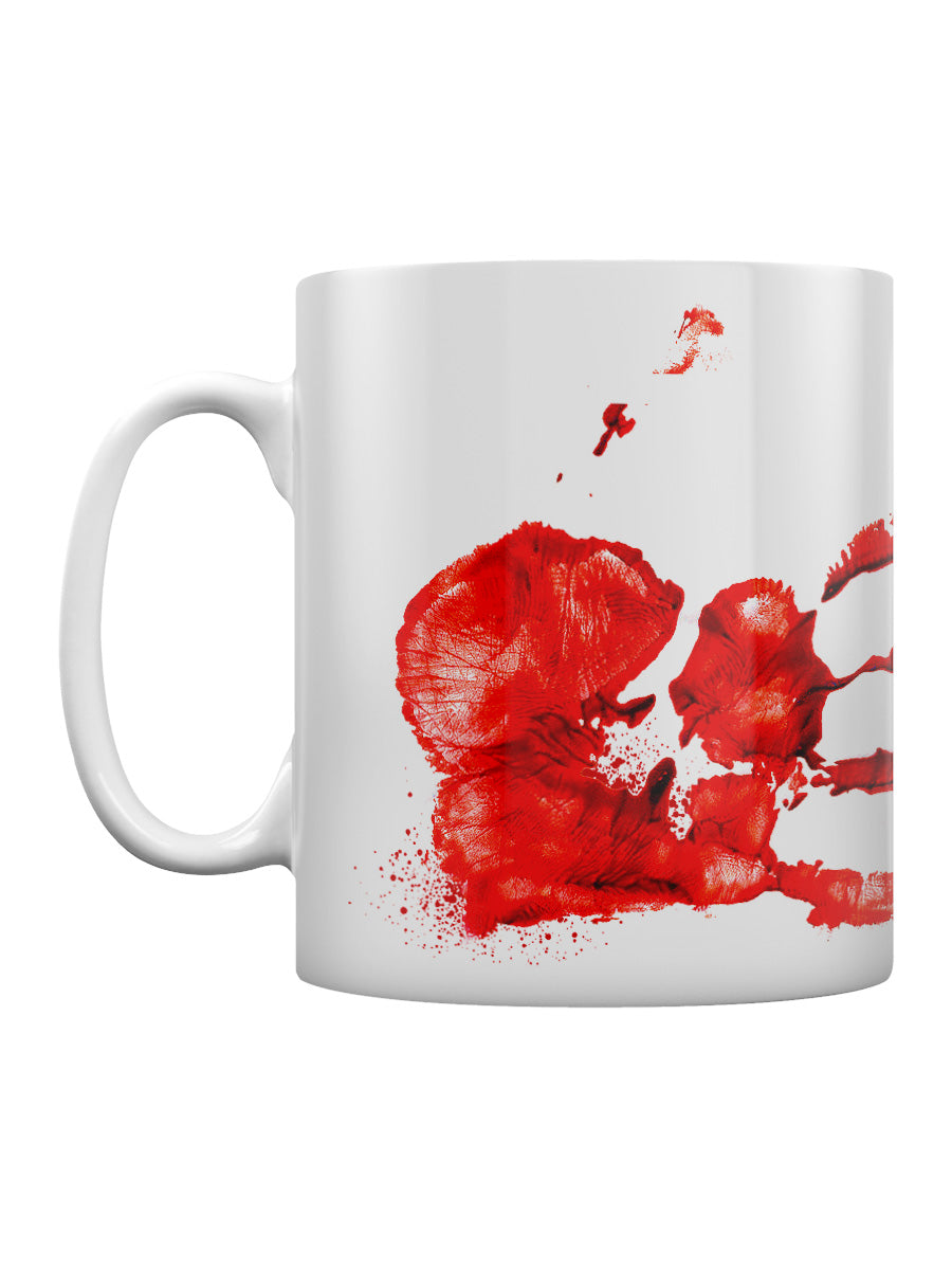 Bloody Hand Print Mug
