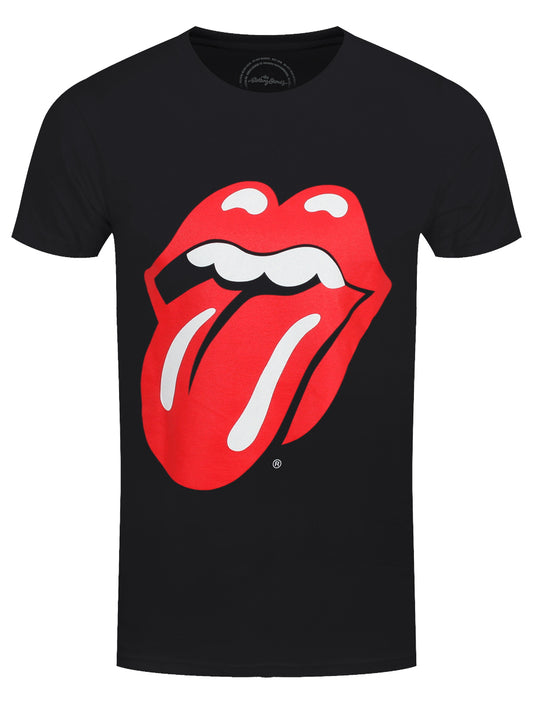 Rolling Stones Classic Tongue Men's Black T-Shirt