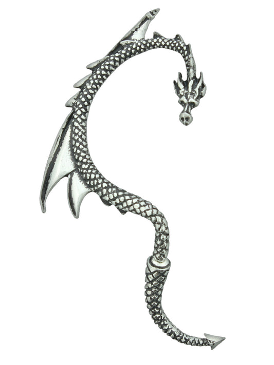Alchemy Gothic Earring - The Dragon's Lure (Single Stud - Right Ear Only)