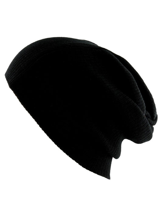 Black Slouch Beanie