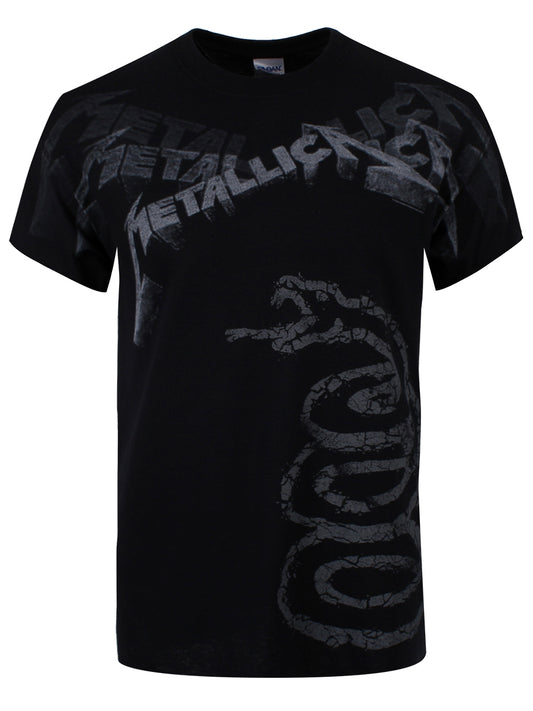 Metallica Black Album Faded Men's All Over Print T-Shirt