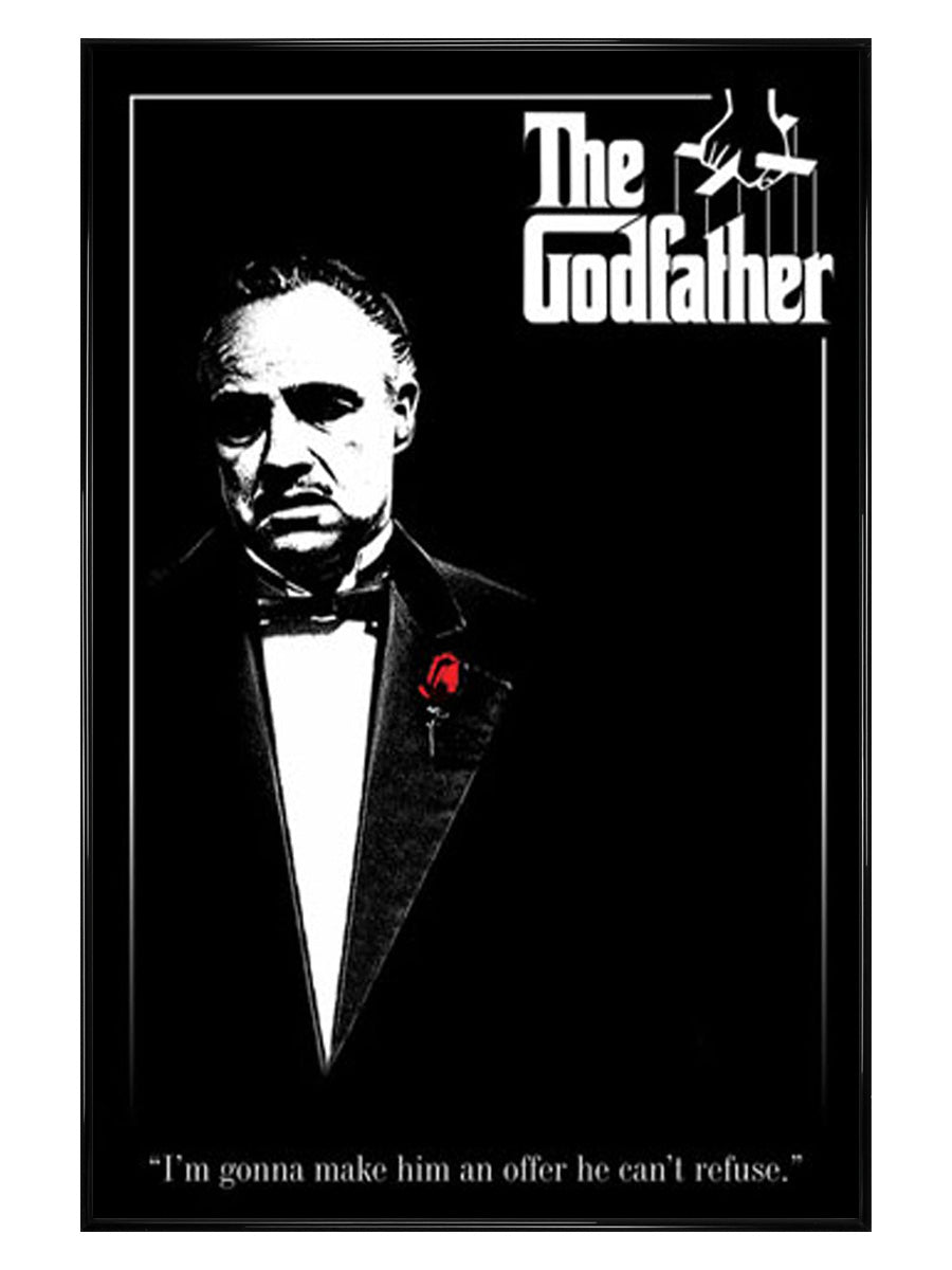 The Godfather Poster - Red Rose Maxi