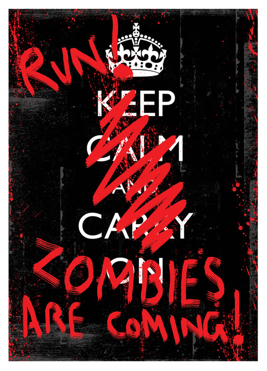 Run! Zombies Are Coming! Poster