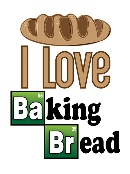 I Love Baking Bread Apron