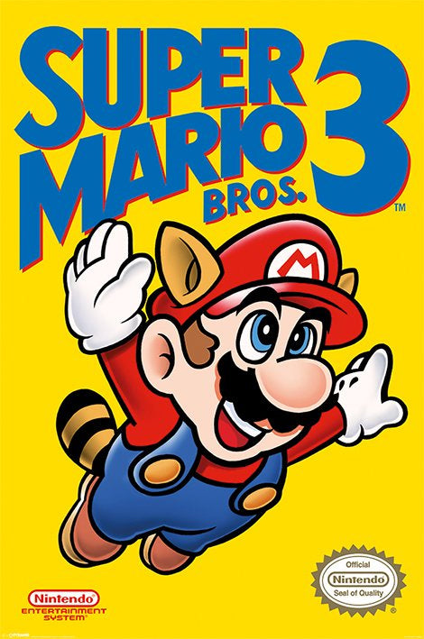 Super Mario Brothers 3 Poster