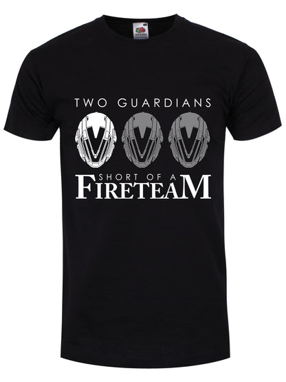 Two Guardians Men's Black T-Shirt