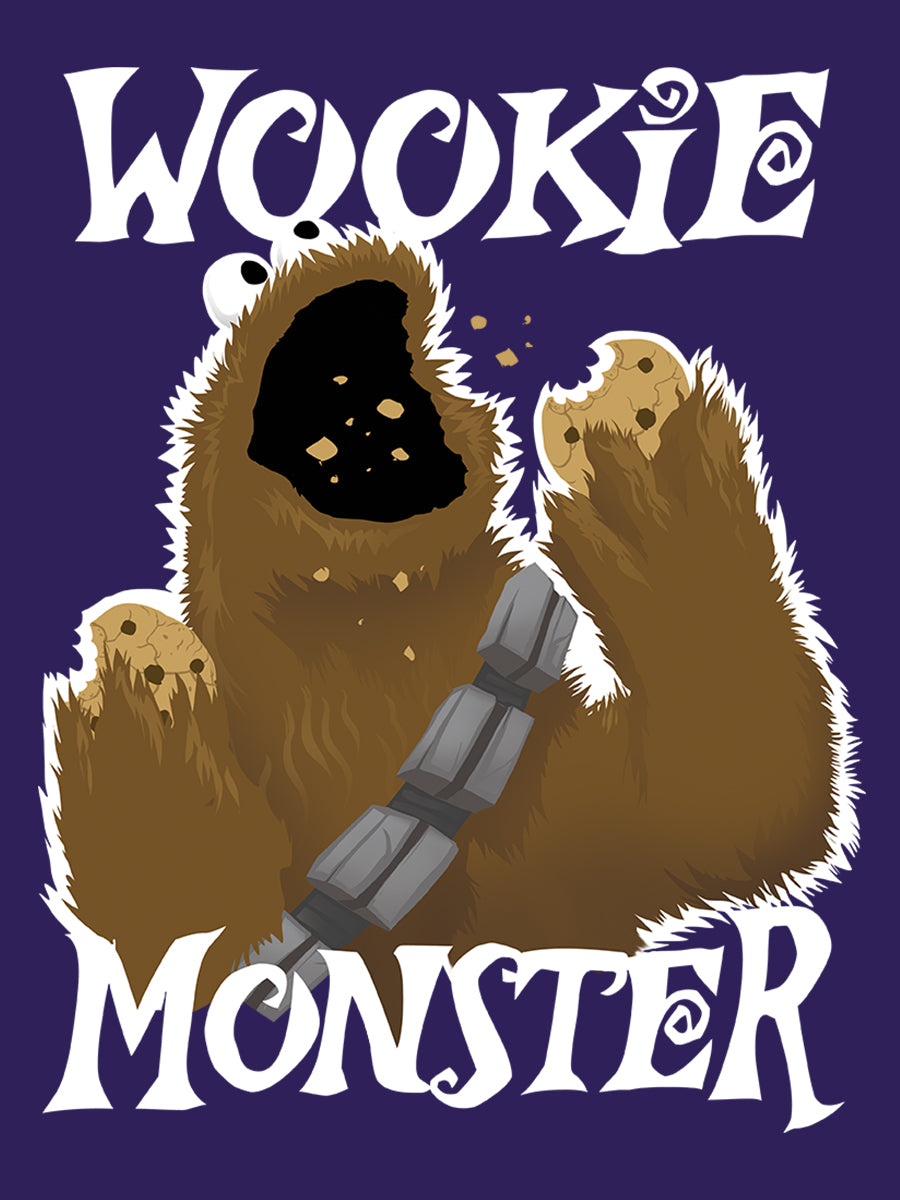 Wookie Monster Men's Purple T-Shirt
