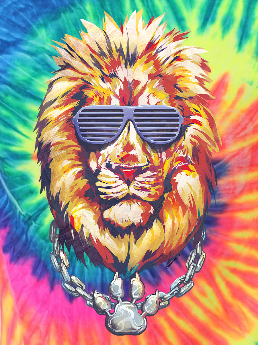 Unorthodox Collective Lion Men's Tie Dye T-Shirt