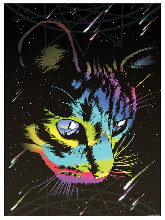Unorthodox Collective Rainbow Cat Mini Poster
