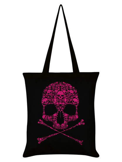 Unorthodox Collective Drip Skull Black Tote Bag