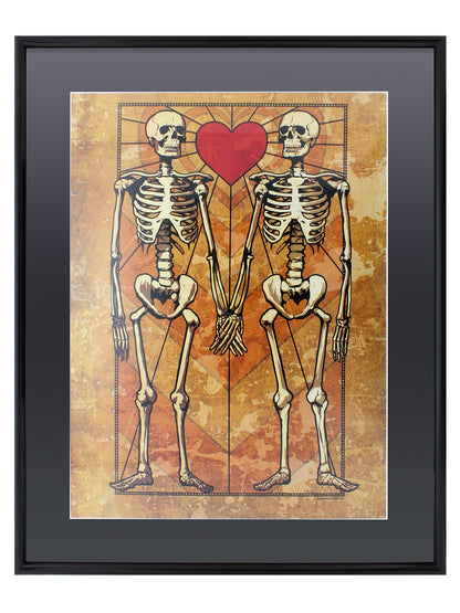 Eternal Love Gloss Black Framed Poster