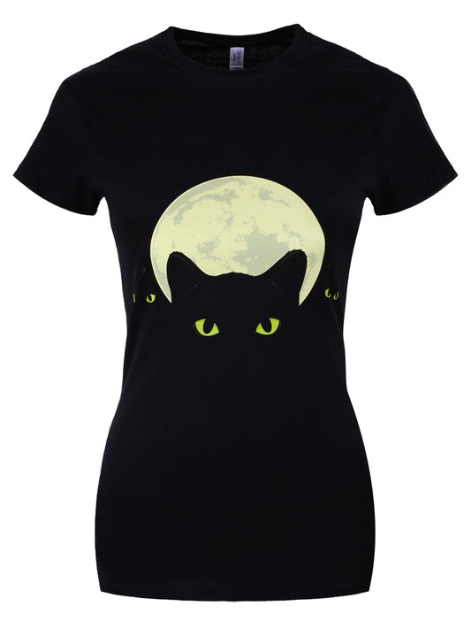 Bright Eyes Ladies Black T-Shirt