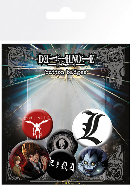 Death Note badge pack