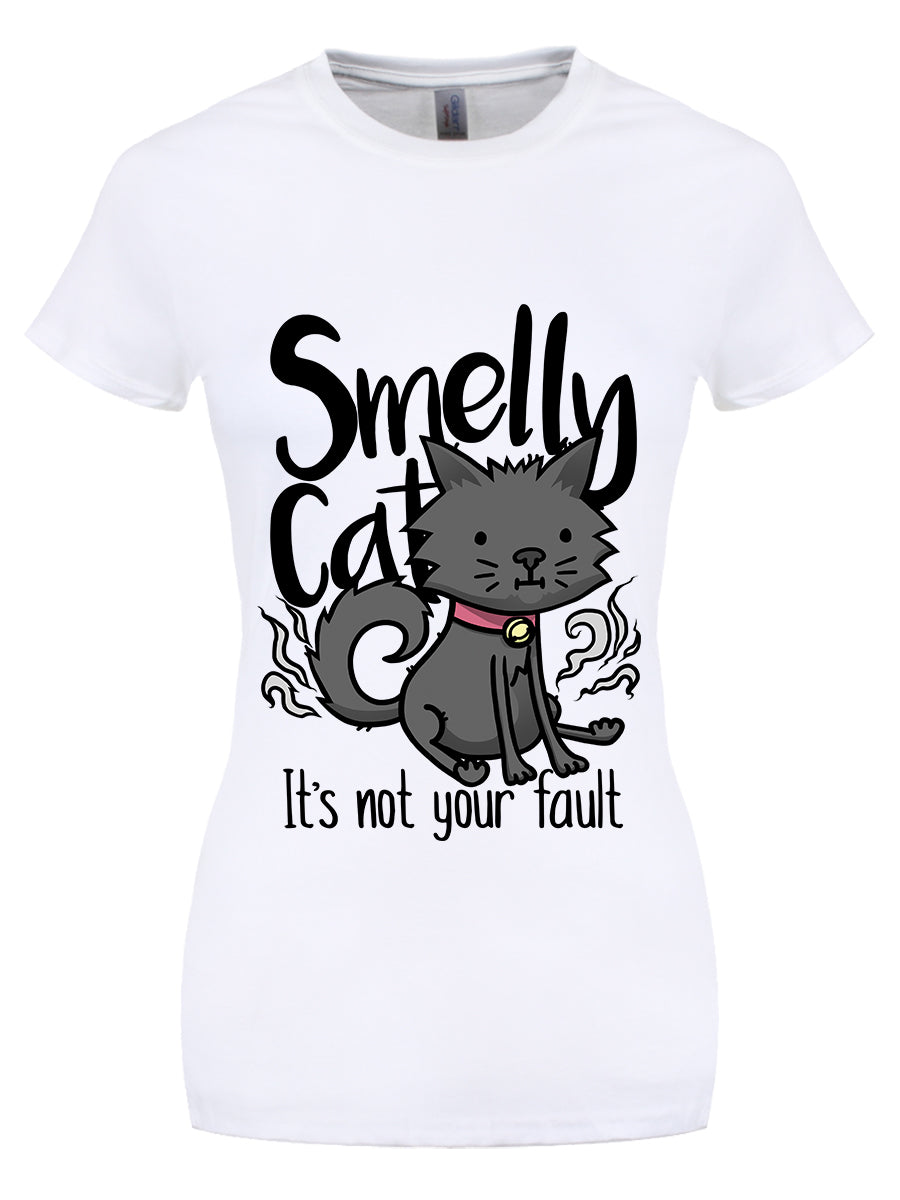Smelly Cat Ladies White T-Shirt