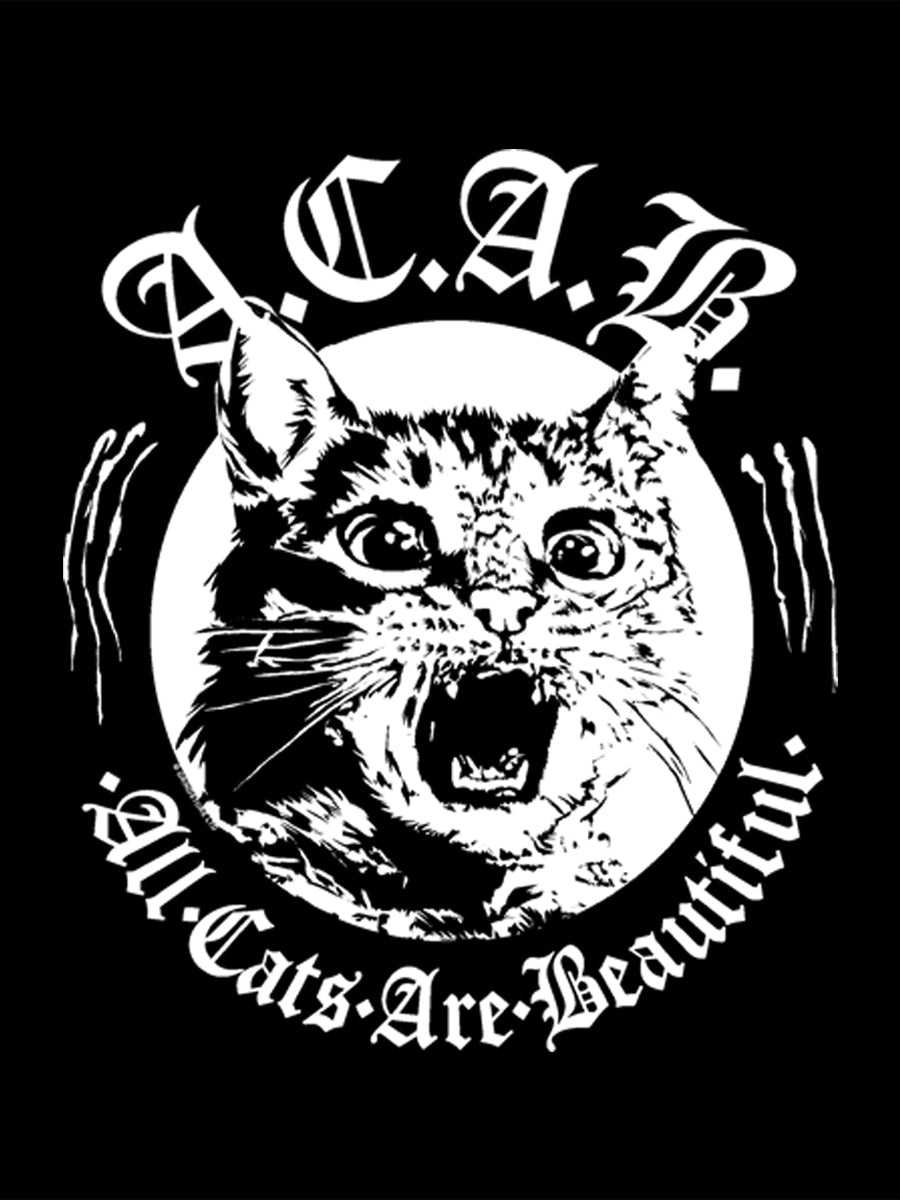 All Cats Are Beautiful Ladies Black T-Shirt