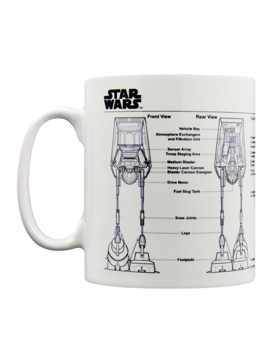 Star Wars AT-AT Sketch Mug