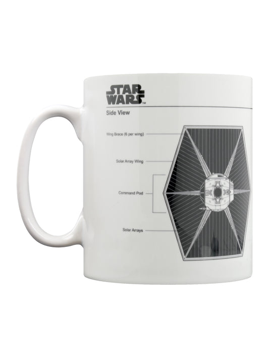 Star Wars Tie Fighter Sketch Mug