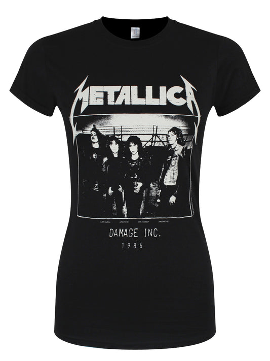 Metallica MOP Photo Damage Tour Ladies Black T-Shirt