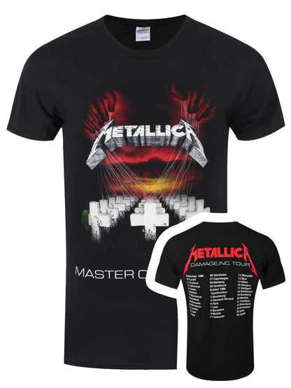 Metallica MOP 86 European Tour Men's Black T-Shirt