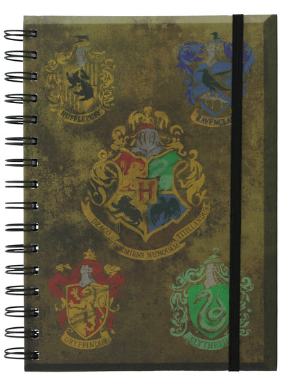 Harry Potter Hogwart's Crests A5 Notebook