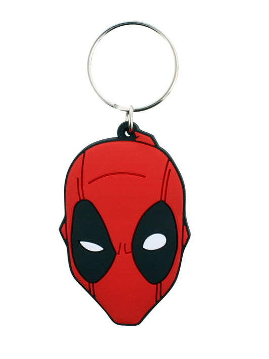 Deadpool Face Keyring