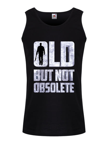 Old But Not Obsolete Men's Black Vest