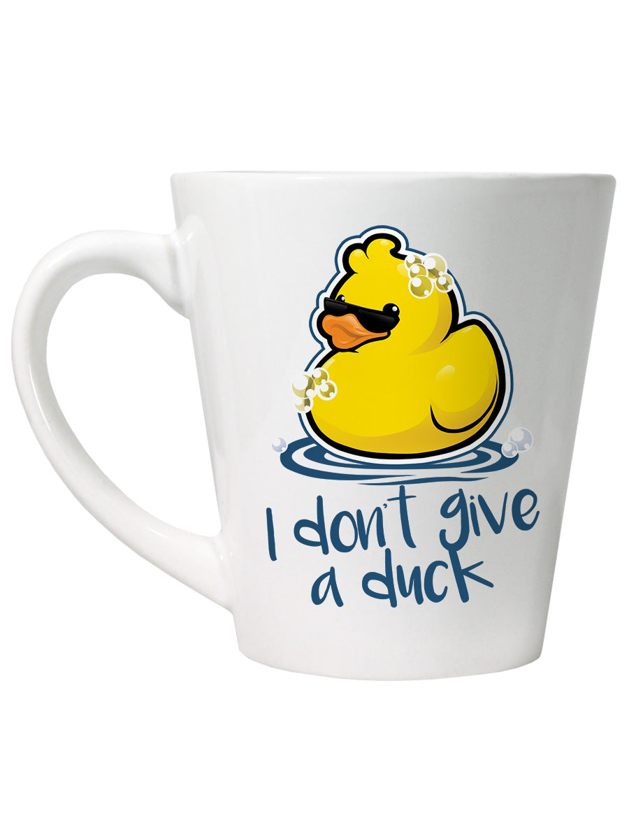 I Don't Give A Duck Latte Mug