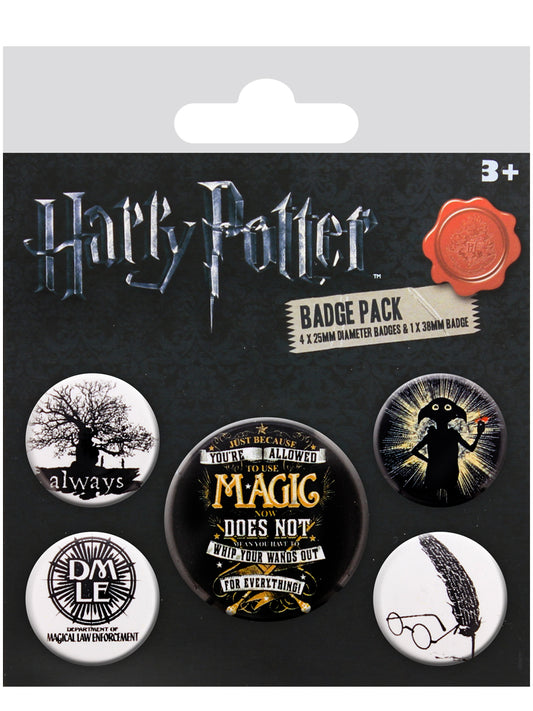 Harry Potter Symbols Badge Pack